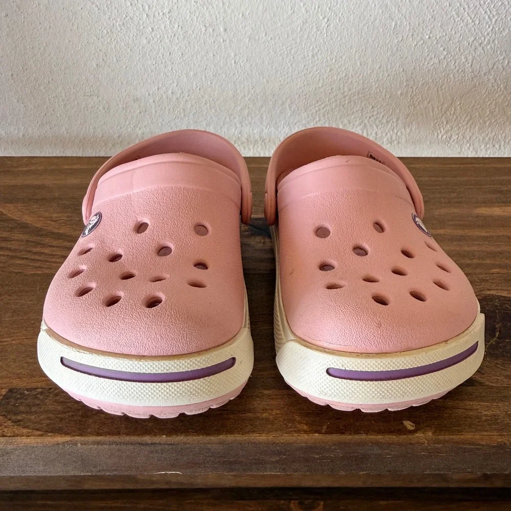 Crocs Crocband Pink Clogs Toddler Girls Size C6 C7